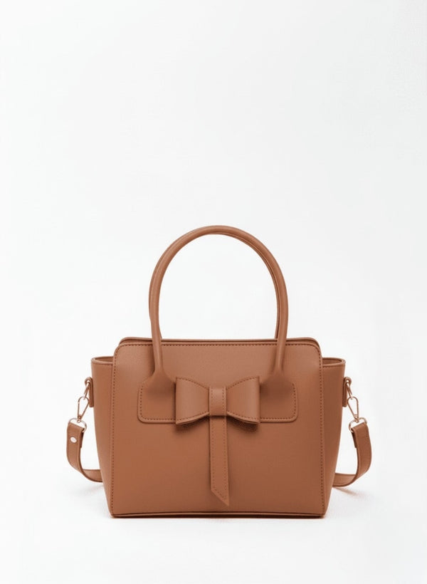 Bow Bag  Brown