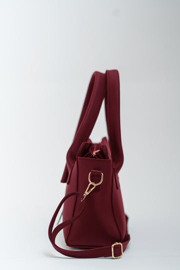 Bow Bag Cherry Red